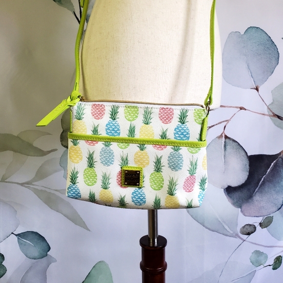 DOONEY & BOURKE | Tiki Crossbody in Lime Pineapple - Picture 3 of 7